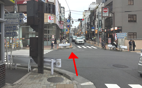 地下鉄飯田橋駅B3出口から医院まで